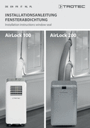 Bruksanvisning fönstertätning AirLock 100 / AirLock 200 (INT)