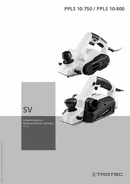 Bruksanvisning hyvel PPLS 10-750 / PPLS 10-800 (SV)