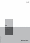 Bruksanvisning Kolmonoxidmätare BG20 (SV)