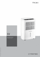 Bruksanvisning Luftavfuktare TTK 26 E (SV)