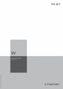 Bruksanvisning tornfläkt TVE 30 T (SV)