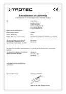 Försäkran om överensstämmelse Korrelator LD20HC (INT)