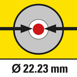 Håldiameter 22,23 mm