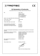 Konformitätserklärung Heizstrahler IRS 1200 E (INT)