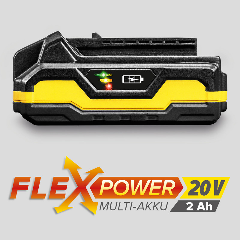 PRDS 10-20V - FlexPower flerbatteri 20V, 2 Ah