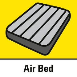 Snabb uppumpning eller avluftning av uppblåsbara sängar och luftmadrasser
