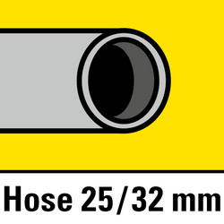 Universalanslutningar för en invändig diameter på 25 mm och 32 mm